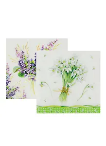 Набор салфеток для декупажа Летние цветы 2 (НСД2077) (2шт) (упаковка)