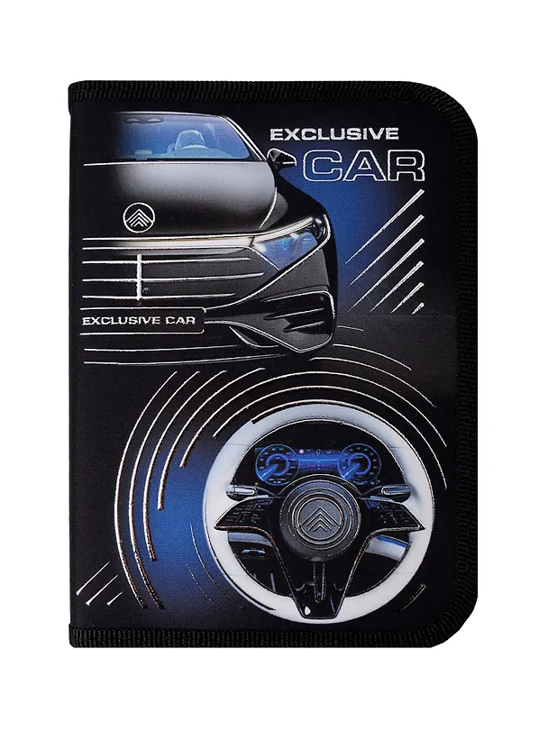 Пенал 1 отделение "Exclusive car" 20*14, ткань/картон 3080291 — 6