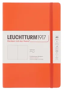 Книга для записей A5 61л тчк. "Medium" мягк.обложка, цвет тыква, Leuchtturm1917
