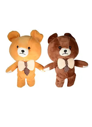 Плюш медведь с бантиком, 16 см, цвета в ассортименте (15-01360-9) 2494081