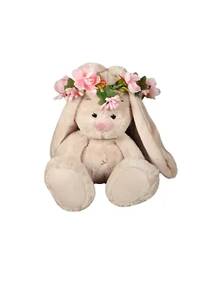 Мягкая игрушка Зайка Ми в веночке из цветов (15см) (SidXm114) 2457328