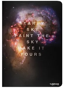 Тетрадь в клетку Lenwa, Starry sky, B5, 48 листов