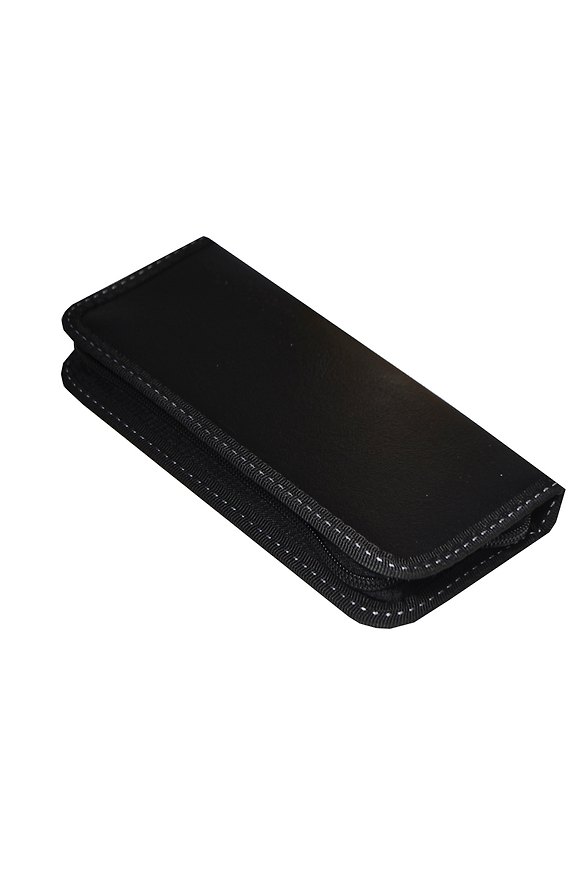 Пенал школьный 205*90*25 кожзам черн., КанцБург 225448 — 1