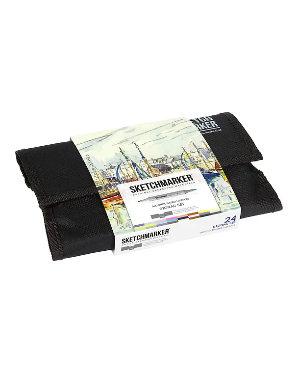 Маркеры 24цв Sketchmarker&Pushkinskiy "Синьяк", Sketchmarker 2951966 — 3