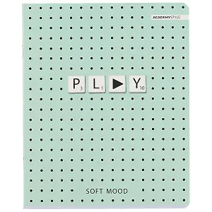 Тетрадь в клетку Academy Style, "Точки", 48 листов, в ассортименте