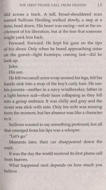 Книга The first phone call from heaven (Mitch Albom) — 5