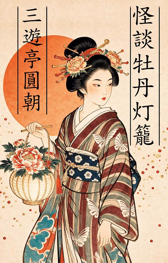 Книга Kaidan botan toro = Пионовый фонарь (Энтë Санъютэй) — 1