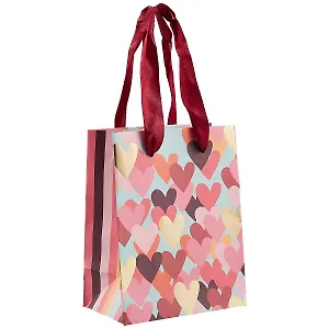 Пакет А6 14*11*6 "Color Hearts" жен., бум.мат.ламинат