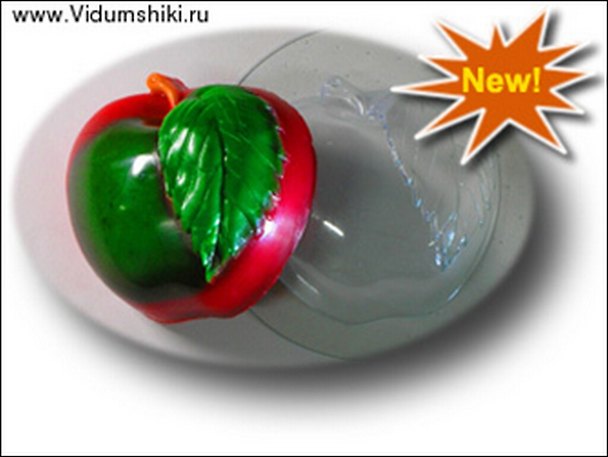 Пластиковая форма для мыла Яблочко 2313308 — 1