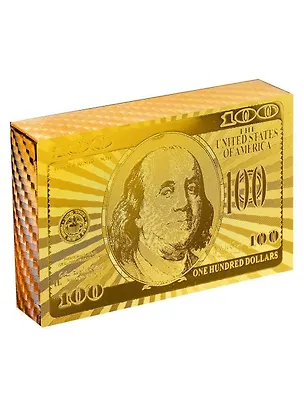 Карты игральные для покера Блеск (54 шт), золотые ИН-5913 349051