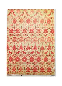 Рис. бумага для декупажа Craft Premier Новогодние игрушки (CP05263) (28,2х38,4см) (25г/м) (упаковка)