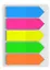Закладки самоклеящиеся 12*44мм 5цв*100л "Neon Arrows", ErichKrause — 2928469 — 2