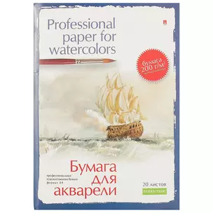 Папка для акварели «Professional», А4, 20 листов — 235657 — 1