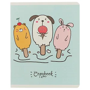 Тетрадь в клетку Unnika, "Милота!", 48 листов, в ассортименте