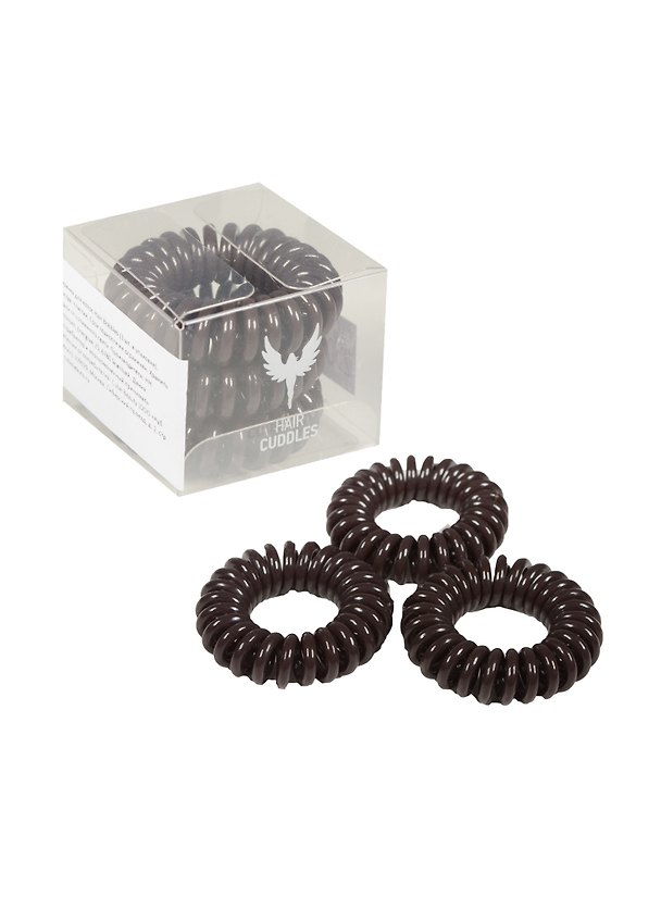 Резинка-браслет для волос Hair Bobbles коричневая (3 шт.) (913600) 2509415 — 1