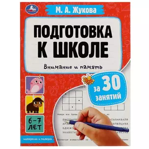 Подготовка к школе за 30 занятий. Внимание и память. 6-7 лет — 2992175 — 1