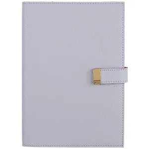 Недатированный ежедневник «Юфть», голубой, 160 листов, А5