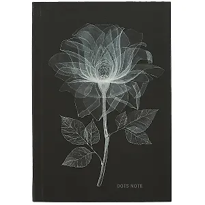 Записная книжка А6+ 64л тчк. "Flower. 1" интегр.переплет, ламинация soft-touch