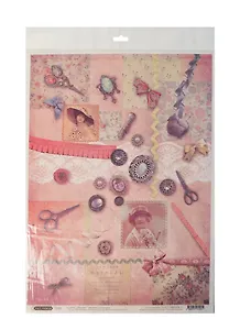 Рисовая бумага для декупажа Craft Premier Дамское счастье Рукоделье (28,2х38,4см) (25 г/м)