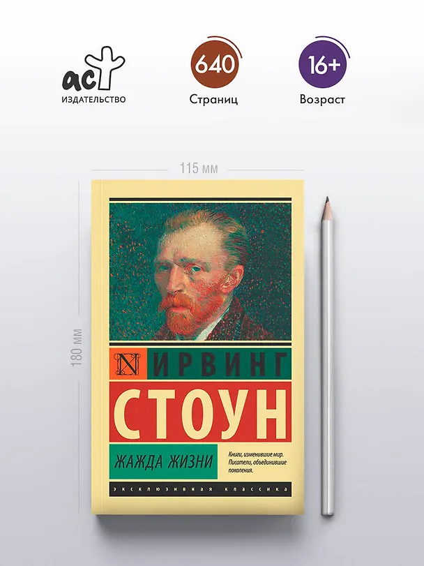 Книга Жажда жизни (Ирвинг Стоун) — 6