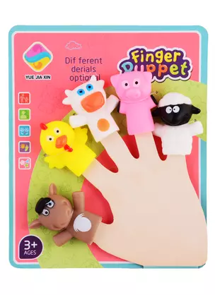 Набор Finger Puppet Пальчиковый театр Домашние животные (упаковка)3+ — 2765539 — 1