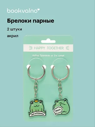Брелоки парные Happy Together Лягушки (акрил) (2 шт) (12-15521-P3) 3041717