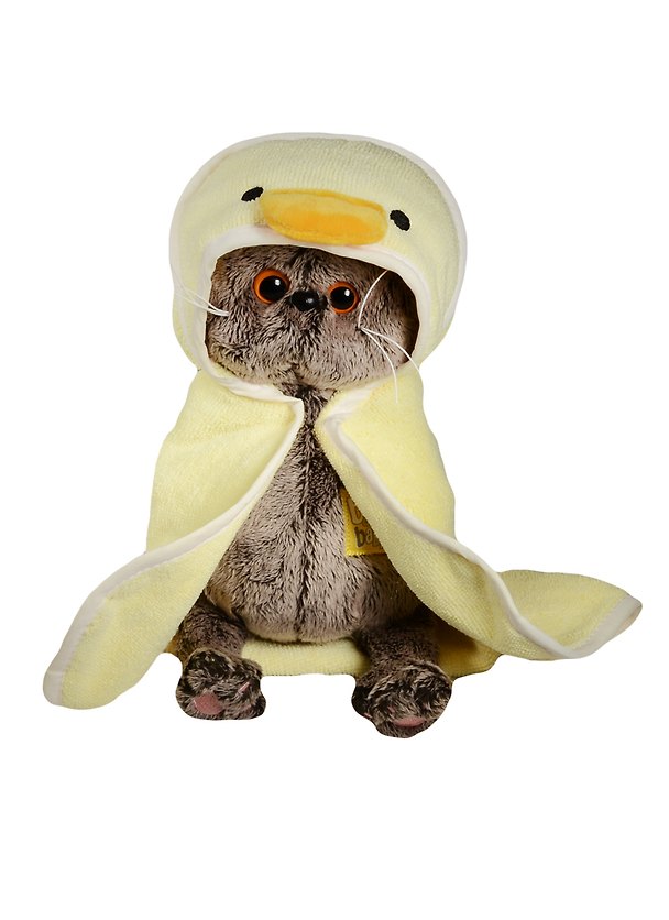 Игрушка мягкая Budi Basa, Басик BABY в полотенце с капюшоном 20см 2519420 — 1