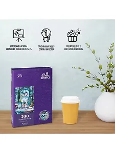 Деревянный пазл DaVICI "Кот-Петергоф", 200 деталей