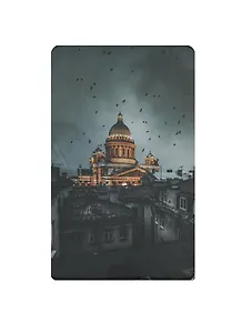 Магнит СПб Исаакиевский собор и вороны (9х5,5) (винил)
