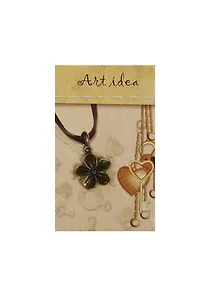 Кулоны в асс.1 Цветок пятилистник бронза (QA 2005) (14021120) (упаковка)