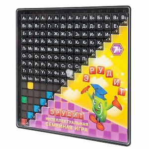 Развивающая игра, Эрудит (черные фишки)