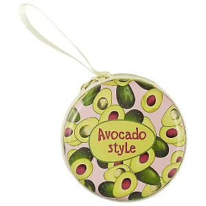 Монетница на молнии Авокадо (7см) (металл) (ПВХ бокс)