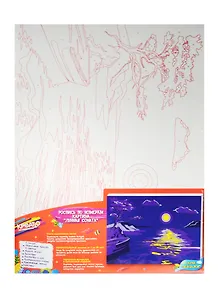 Роспись по номерам Лунная соната (30178) (30х40см) (краски/6цв.+палитра+кисточки/2шт.+крепеж. дет.) (7+) (упаковка)