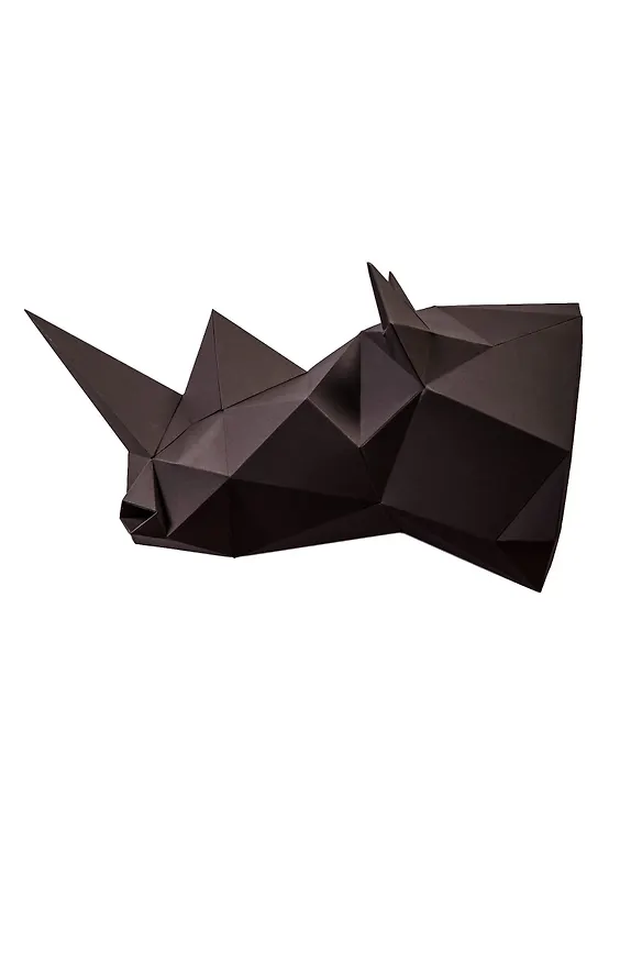 Набор для сборки полигональных фигур: Носорог (Серый) 2754842 — 3