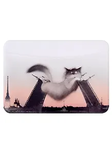 Чехол для карточек горизонтальный СПб Кот, Дворцовый мост, Петропавловская крепость