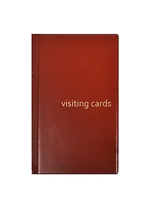 Визитница 60 карточек, бордо, Panta Plast