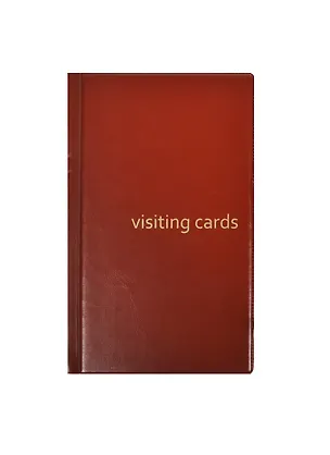 Визитница 60 карточек, бордо, Panta Plast 235528