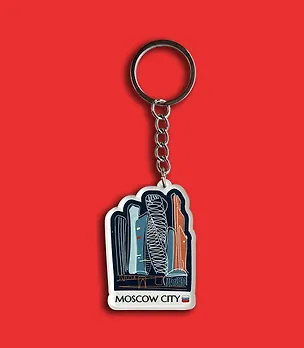 Брелок Москва Сити (Москва) (5х5) (KCH00-MSK0034-A-EN) 3140113
