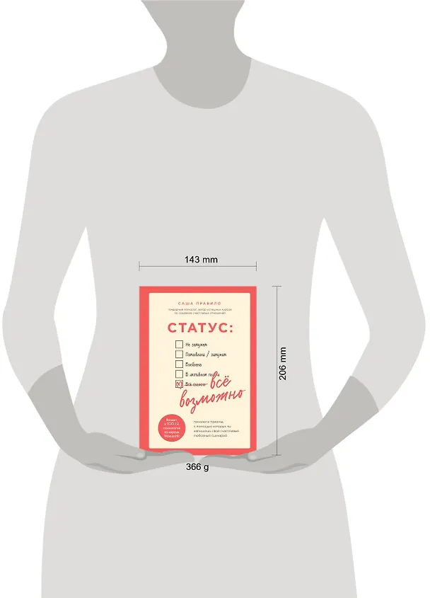 Книга Статус: все возможно. Техники и приемы, с помощью которых ты напишешь свой счастливый любовный сценарий (Саша Правило) — 5