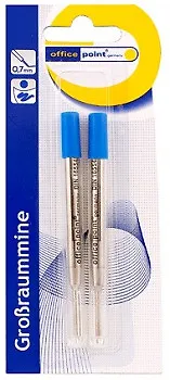 Стержень, Office Point/Офис Поинт, шариковый, 2шт, синий, в блистере, тип Parker 300689