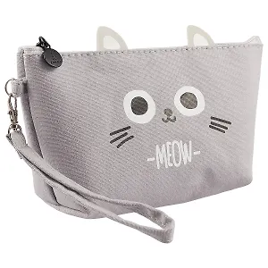 Косметичка на молнии Кошка Meow (20х11) (текстиль) (ПВХ бокс)