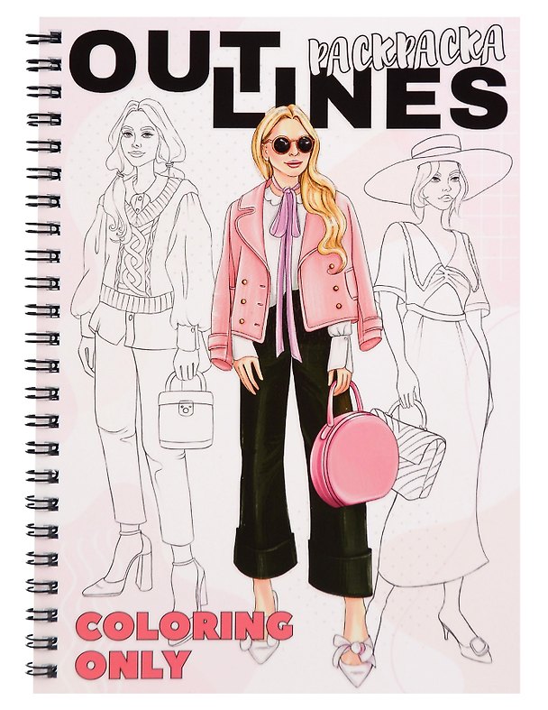 Книга OUTLINES. Раскраска «Coloring Only» () — 1