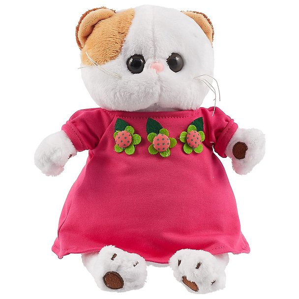Мягкая игрушка Ли-Ли малиновом платье с цветочками (24 см) (LK24-020) 2639802 — 1