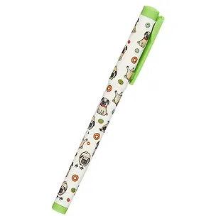 Ручка шариковая "Мопсы фр-фр", синяя 250129