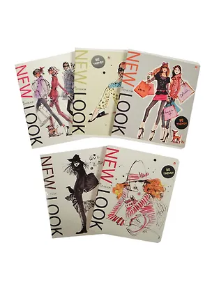 Тетрадь в клетку Альт, New Look, 96 листов, в ассортименте 236630