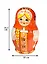 Матрешка 10 предм. "Узор", арт. С-11 (255) — 2554886 — 3