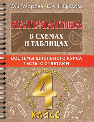 Математика в схемах и таблицах: Все темы школьного курса. Тесты с ответами: 4 класс — 2922663 — 1