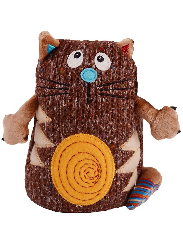 Мягкая игрушка Кот Котейка коричневый (15 см) 2604122 — 1