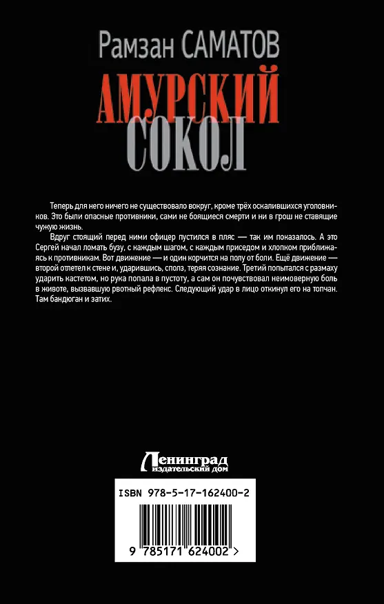 Книга Амурский сокол (Рамзан Саматов) — 2