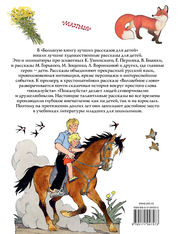 Книга Большая книга лучших рассказов для детей (Валентина Осеева, Михаил Зощенко, Валентин Катаев, Виталий Бианки) — 2